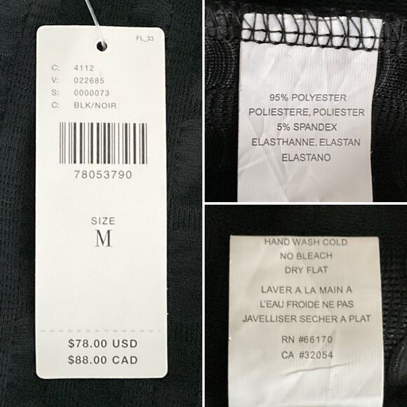 Anthropologie Blue Tassel Top Black Ruffle Turtleneck Pull Over M - Picture 8 of 10